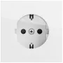 GIRA 445370 Toma SCHUKO con interruptor y tapa abatible, blanco puro