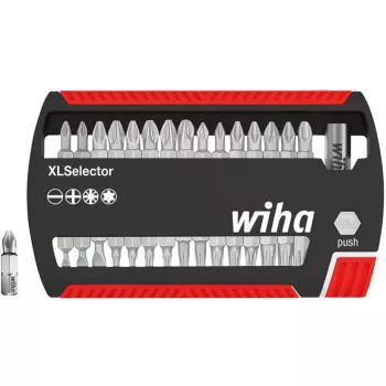 Wiha XSelector set de 31 puntas con puntas planas, Phillips, Pozidriv y TORX 29417