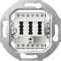 GIRA 003202 base de conexión TAE, 2x6/6 NFF, blanco puro