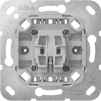GIRA 381700 mecanismo de conmutador de cruce, empotrar, 10 A, 250 V, bornes de tornillo, sin garras, para System 55