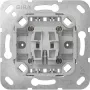 GIRA 381700 mecanismo de conmutador de cruce, empotrar, 10 A, 250 V, bornes de tornillo, sin garras, para System 55