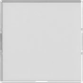 Gira System 55 tapa de interruptor de tecla, blanco puro brillante, tecla simple, clip-on 367600