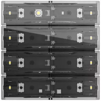 Gira Tastsens.4.70 Comfort 4f OneKNX 534400 panel táctil KNX con 4 teclas capacitivas y pantalla en color
