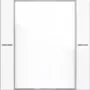 GIRA 577103 Set de teclas 1 elemento para pulsador 4, blanco puro brillante
