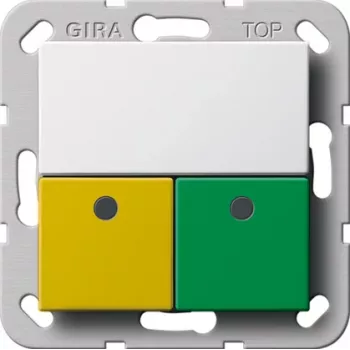 GIRA 291503 Set de llamada de emergencia para despacho System 55 blanco puro