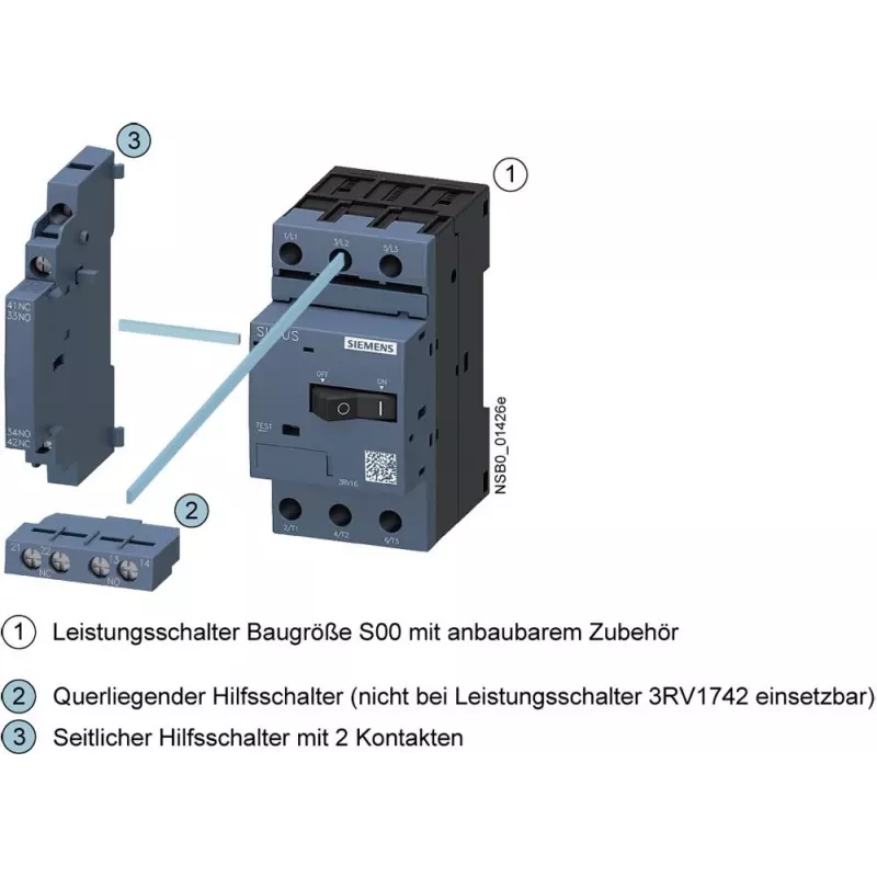 Siemens 3RV1611-1AG14 guardamotor
