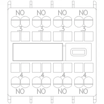Siemens SIRIUS Bloque de contactos auxiliares 4 contactos NA (3RH2911-2FA40)