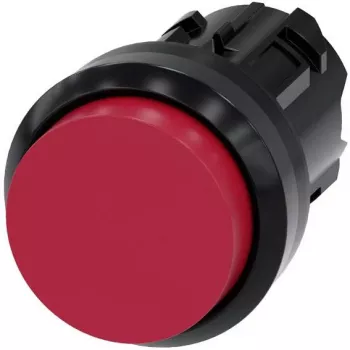 Siemens SIRIUS ACT Elemento frontal pulsador, plástico, rojo, 22mm, sin iluminación, momentáneo 3SU1000-0BB20-0AA0