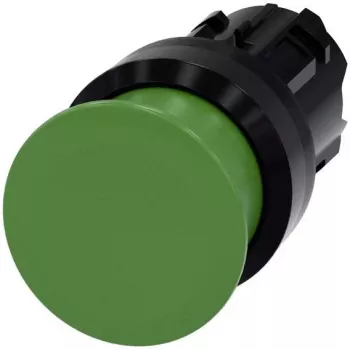 Siemens SIRIUS ACT Elemento frontal pulsador de seta, plástico, verde, 40 mm, momentáneo 3SU1000-1AD40-0AA0