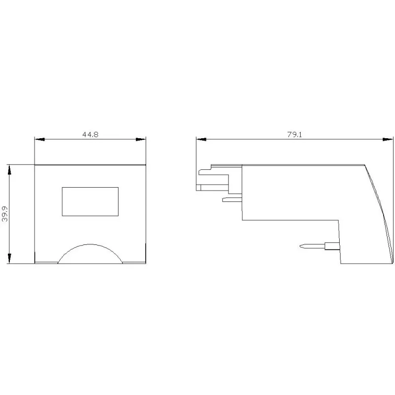 SIEMENS SIRIUS 3RV2917-5AA00 conector para interruptor automático S00, borne de resorte, configuración sencilla