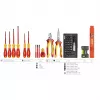 Wiha Basic Set L Electric maletín de herramientas aisladas VDE de 46 piezas 47312