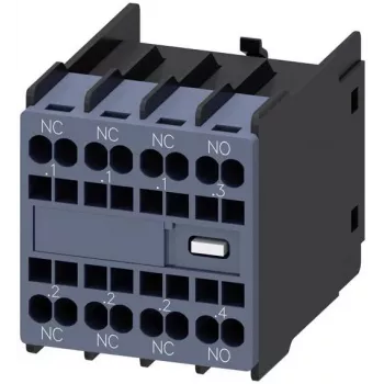 Siemens SIRIUS bloque de contactos auxiliares 1NO+3NC, montaje frontal, bornes de tornillo, 3RH2911-2HA13