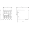 Siemens SIRIUS bloque de contactos auxiliares 1NO+3NC, montaje frontal, bornes de tornillo, 3RH2911-2HA13