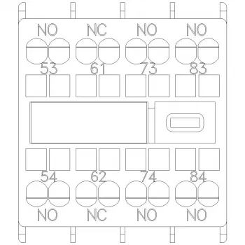 Siemens SIRIUS bloque de contactos auxiliares 3NO+1NC montaje frontal 3RH2911-2XA31-0MA0
