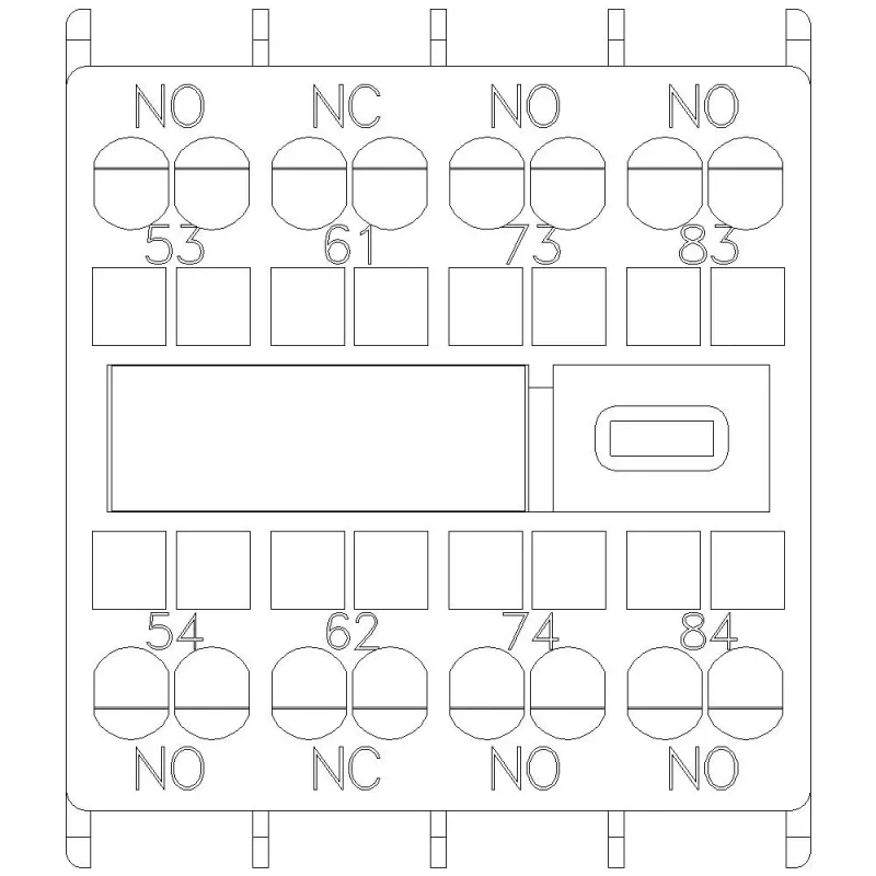Siemens SIRIUS bloque de contactos auxiliares 3NO+1NC montaje frontal 3RH2911-2XA31-0MA0