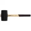 Gedore 226 E-4 mazo de goma 380 mm, cabeza de goma negra, mango de fresno 8826070