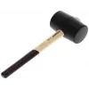Gedore 226 E-4 mazo de goma 380 mm, cabeza de goma negra, mango de fresno 8826070