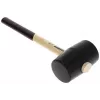 Gedore 226 E-4 mazo de goma 380 mm, cabeza de goma negra, mango de fresno 8826070