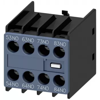 Siemens 3RH2911-1XA40-0MA0 bloque de contactos auxiliares, 4 NO, conexión por tornillo, montaje lateral para SIRIUS 3RH2/3RT2