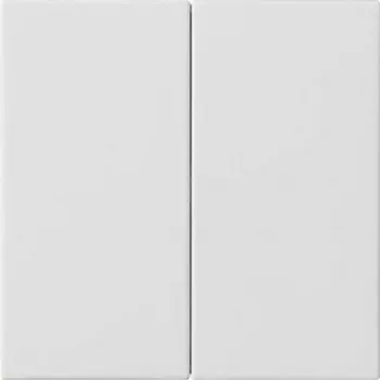 Gira tapa de interruptor basculante 2 canales blanco puro 537027