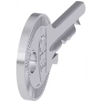 Siemens SIRIUS ACT llave para interruptor de llave, número de cierre S1, metal, plateado 3SU19500FD800AA0