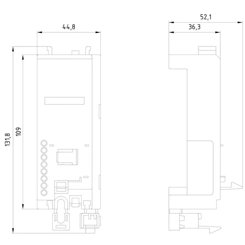 Siemens SIRIUS módulo de conexión para interruptores automáticos 3RV2 y contactores 3RT2, S00/S0, 3RV2917-7AA00