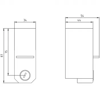 Siemens SIRIUS cubierta de bornes 3TX65263B transparente