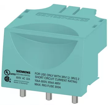 Siemens SIRIUS 3RV19275AA00 Módulo de conexión para interruptores de protección de motor 3RV2 y contactores 3RT2, tamaño S0, 3 polos