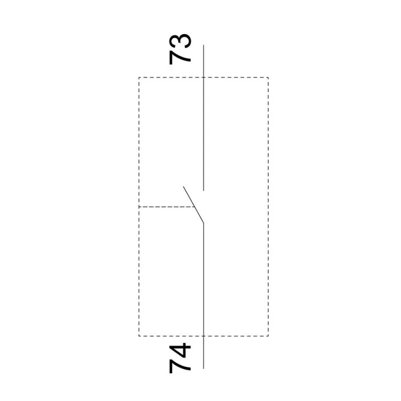 Bloque de contacto auxiliar Siemens SIRIUS 1 NA montaje frontal para contactores 3RT2 y relés 3RH2, bornes de tornillo, aislamiento 690V, 3RH2911-1AA10