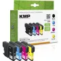 Multipack KMP MULTIPACK B78V de cartuchos de tinta compatibles - negro, cian, magenta, amarillo - para Brother DCP-6690CW, MFC-5890CN, MFC-5895CW, MFC-6490CW, MFC-6890CDW
