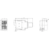 Siemens 3RT2026-1BB44-3MA0 contactor, 11 kW/400 V, 2NO+2NC, bobina de 24 V