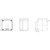 Siemens 3SU1801-1AA00-1AA1 Carcasa para selector de 4 posiciones