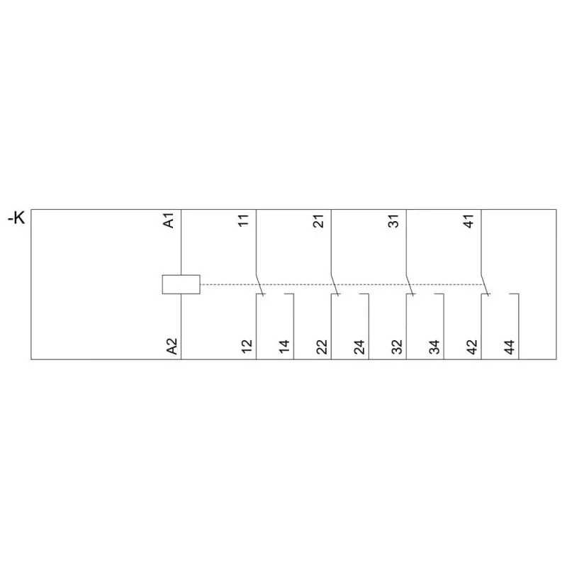 Relé enchufable Siemens SIRIUS LZX 24V AC 4CO 6A LZX:PT570524
