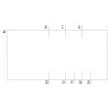 Base de relé Siemens LZS:RT78726 de 4 polos para SIRIUS 3TG10, bornes de tornillo, montaje en carril DIN/atornillado, gris