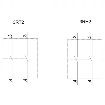 Siemens bloque de contactos auxiliares 3RH2911-1HA20, 2 NA, montaje frontal, bornes de tornillo