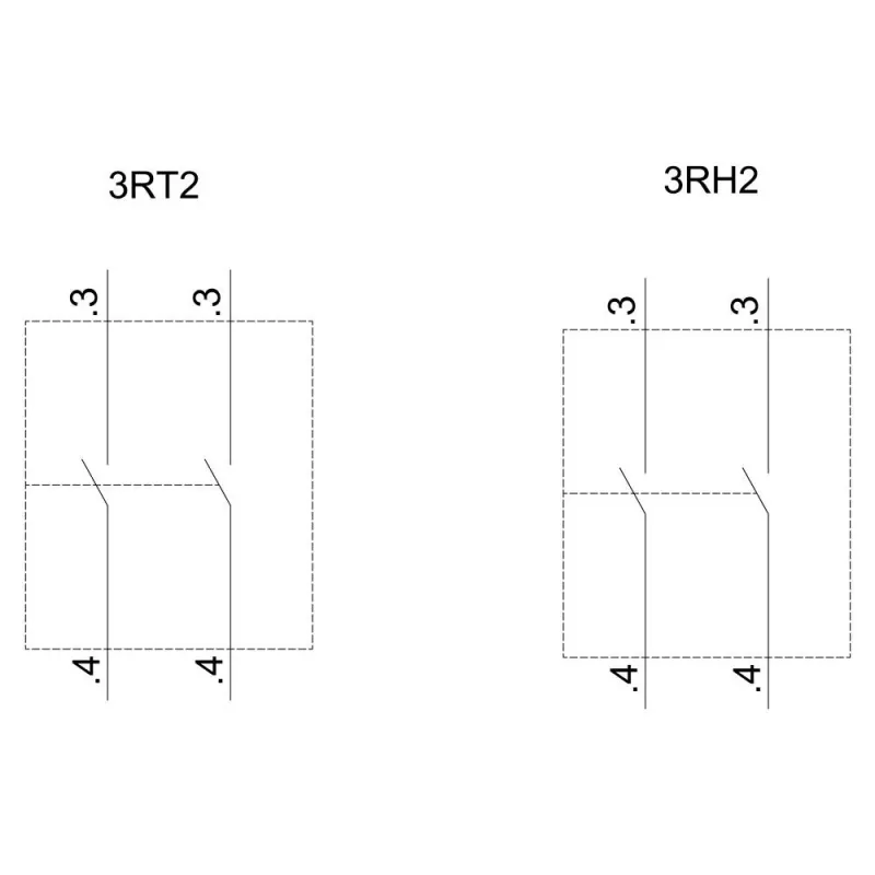 Siemens bloque de contactos auxiliares 3RH2911-1HA20, 2 NA, montaje frontal, bornes de tornillo