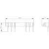 Siemens SIRIUS 3RA2913-3DA1 módulo de cableado para combinaciones de contactores inversores, S00/S0, borne de tornillo, montaje superior