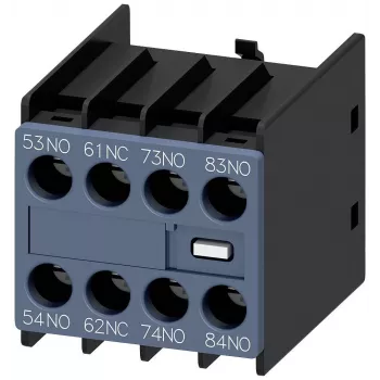 Siemens 3RH2911-1XA31-0MA0 Bloque de contactos auxiliares, 3NO+1NC, montaje frontal, bornes de tornillo