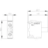 SIEMENS SIRIUS ACT módulo LED con LED integrado, 24V AC/DC, amarillo (3SU14012BB301AA0)