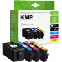 KMP Cartucho de tinta compatible pack de 4 Negro/Cian/Magenta/Amarillo para HP 903XL (3HZ51AE) 1756,4005