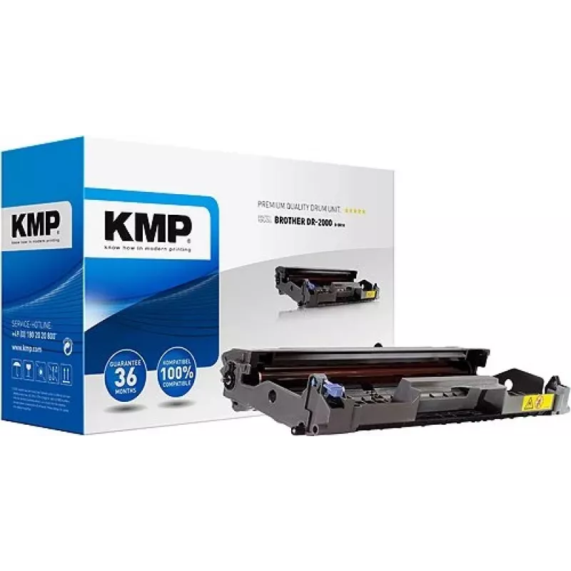 KMP PRINTTECHNIK B-DR10 Unidad de tambor para Brother DR-2000, 12.000 páginas, duradera, compatible 1159,7000