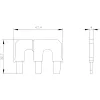 Siemens SIRIUS 3RT19364BA31 Conector paralelo para contactores S2/S3, 3 polos, sin bornes