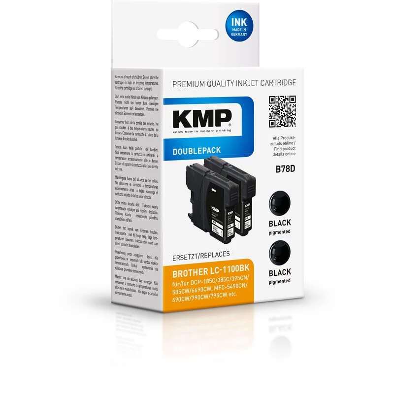 KMP Brother DCP-185C/385C/395CN/585CW/6690CW, MFC-5490CN/490CW/790CW/795CW/5890CN/5895CW/990CW/6490CW/6890CDW, DCP-J715W, MFC-J615W (1522,4821)