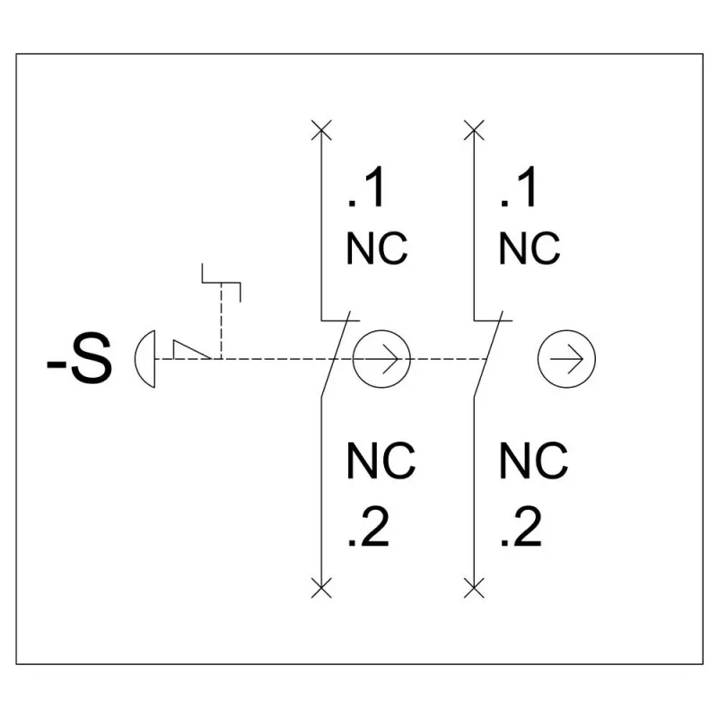 Siemens 3SU1851-0NB00-2AA2 Carcasa para dispositivos de mando redondos de 22 mm