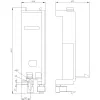 Adaptador de montaje para contactor Siemens 3RV2927-7AA00 para interruptores automáticos SIRIUS 3RV2 S2/S3