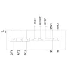 Relé térmico de sobrecarga SIEMENS SIRIUS 3RU2136-4EB0 22-32 A clase 10