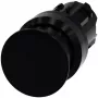 Siemens SIRIUS ACT 3SU1000-1AD10-0AA0 elemento frontal de pulsador de seta, plástico, negro