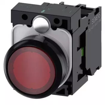 Pulsador luminoso completo Siemens SIRIUS ACT plástico rojo 3SU1102-0AB20-1BA0