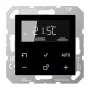 JUNG TRDA1790SW termostato electrónico de ambiente con pantalla, negro