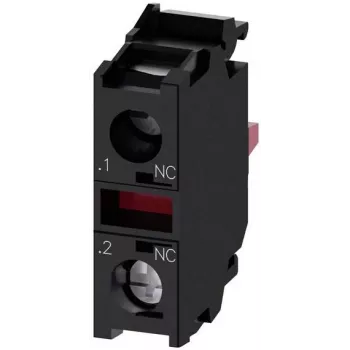 Siemens SIRIUS ACT módulo de contacto 3SU1400-1AA10-1MA0, 1 NA + 1 NC, borne de tornillo, 500 V CA/CC